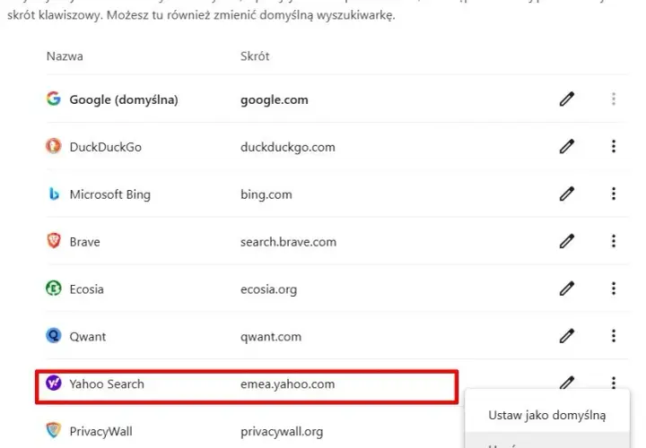 Jak zmienić przeglądarkę z Yahoo na Google i uniknąć problemów