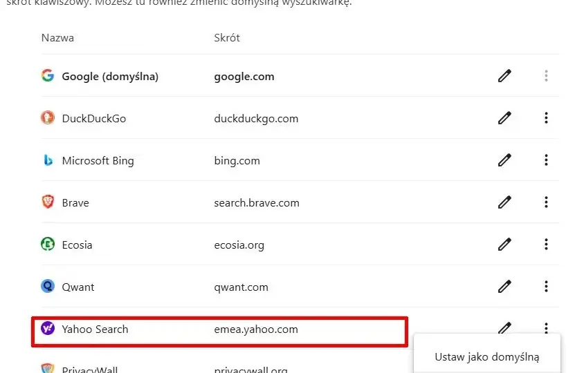 Jak zmienić przeglądarkę z Yahoo na Google i uniknąć problemów
